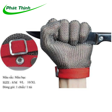 Găng tay thép chống cắt G318