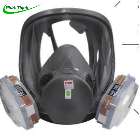 Mặt nạ phòng độc toàn diện ( 2 phin lọc )
