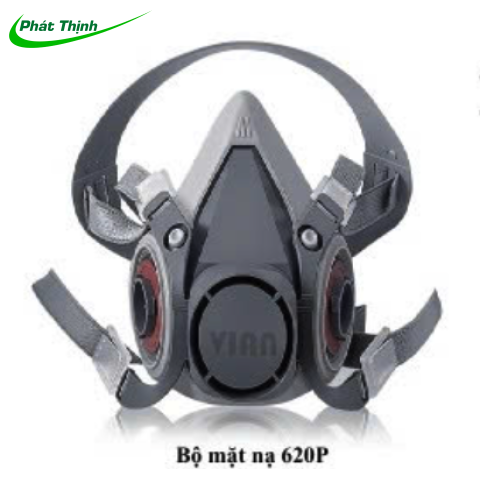 Mặt nạ nửa mặt cao su chống độc 6200
